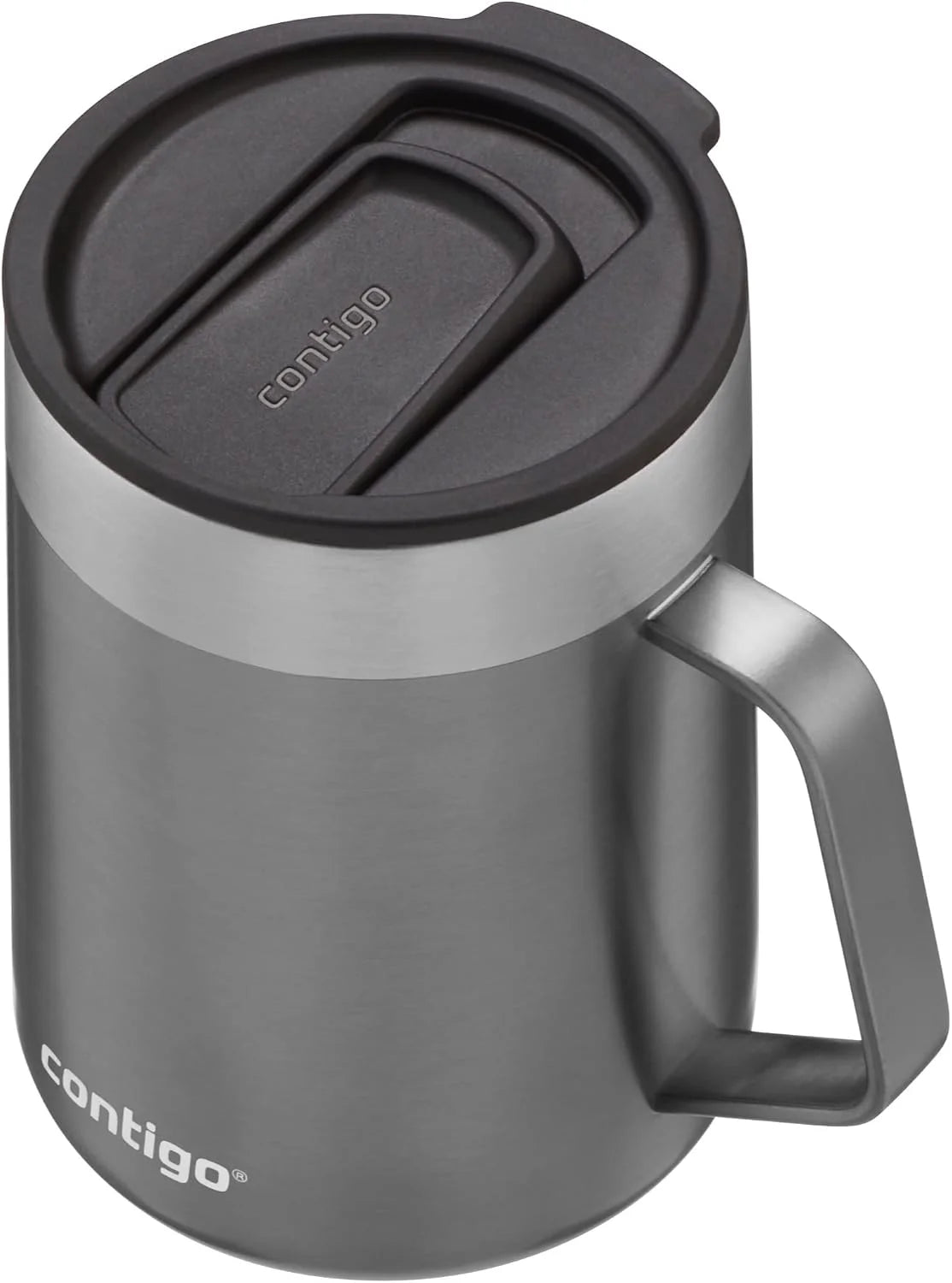 Contigo Stainless Steel Insulated Coffee Mug with Handle, Keeps Drinks Hot for Up to 5 Hours, 410 ml