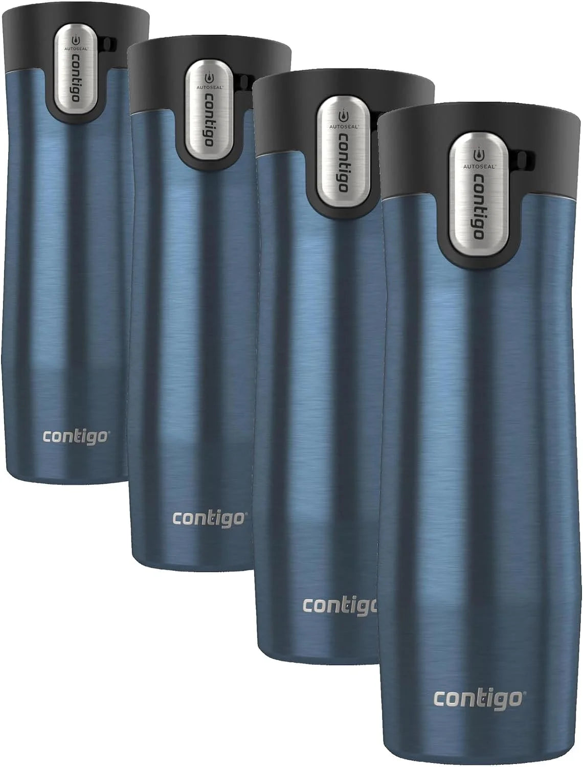 Contigo AUTOSEAL West Loop Vacuum-Insulated Stainless Steel Travel Mug with Easy-Clean Lid 24 oz Crystal Agave