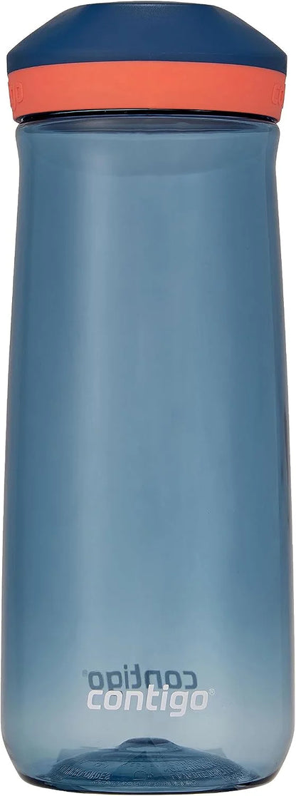 Contigo Kids’ Micah Water Bottle with Leak-Proof Lid, 20oz, Lime/Pineapple