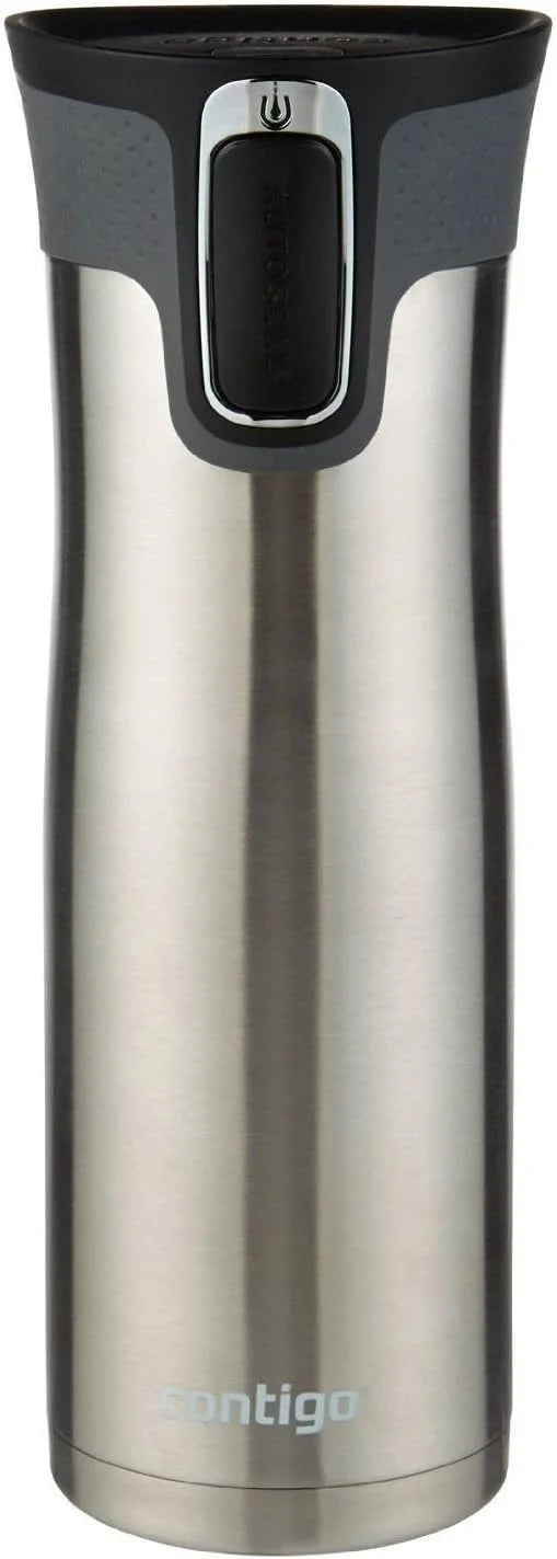 Contigo AUTOSEAL West Loop Vacuum-Insulated Stainless Steel Travel Mug with Easy-Clean Lid 24 oz Crystal Agave