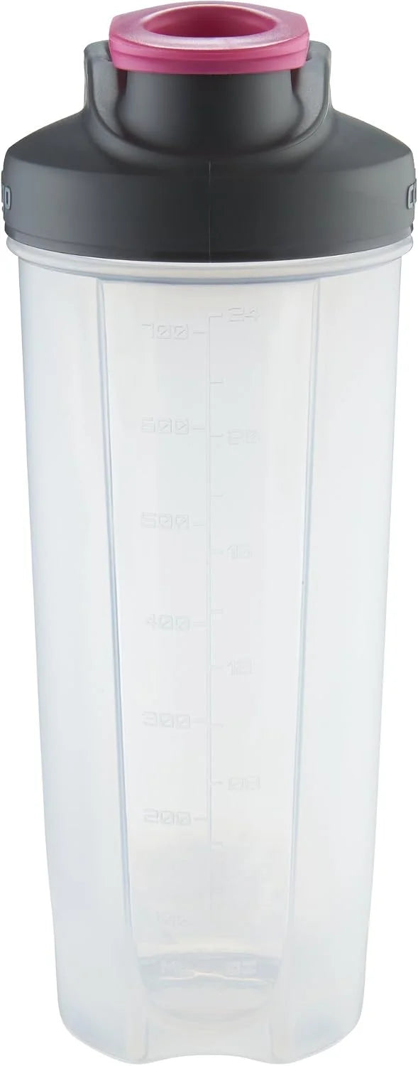 Contigo Shake & Go Fit Shaker Bottle, 28 oz., Neon Pink Lid