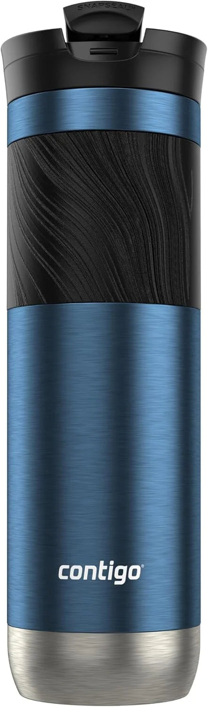 Contigo Byron 2.0 Stainless Steel Travel Mug with SNAPSEAL Lid and Grip 20oz. Juniper