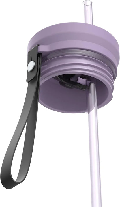 Contigo SnapSeal 24 oz Stainless Steel Vacuum-Insulated Water Bottle with Leakproof AutoClose Lid, Carry Strap & Reusable Straw, BPA-Free & Lead-Free, Dishwasher Safe