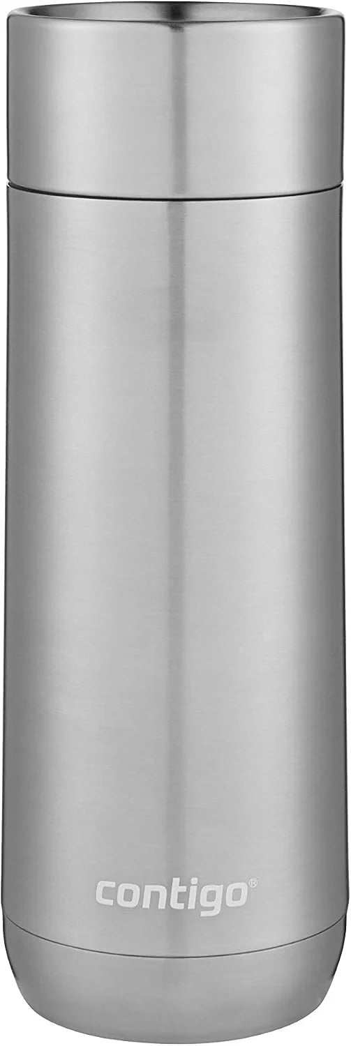 Contigo Luxe Autoseal 360 ml Stainless Steel Thermal Mug, Vacuum Flask, Leakproof Tumbler, Dishwasher Safe, Coffee Mug with BPA Free Easy-Clean Lid, Cornflower