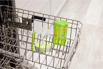 Contigo Kids’ Leighton Straw Tumbler with Spill-Proof Leak-Proof Lid 14oz Juniper/Blue Forest