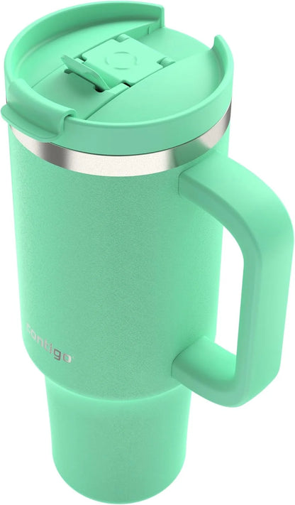 Contigo Streeterville 40oz Tumbler, Stainless Steel Vacuum Insulated, Leak-Proof, Cold for 29 Hours, Salt