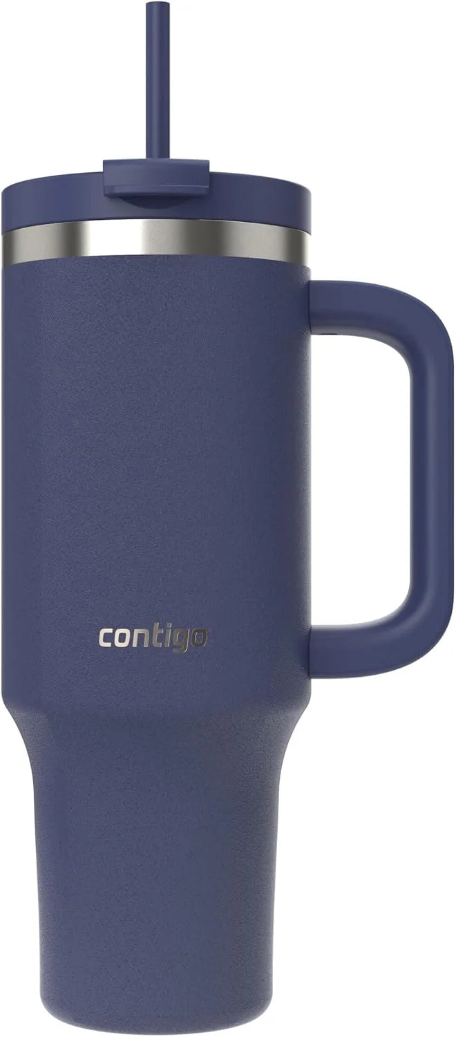 Contigo Streeterville 40oz Tumbler, Stainless Steel Vacuum Insulated, Leak-Proof, Cold for 29 Hours, Salt