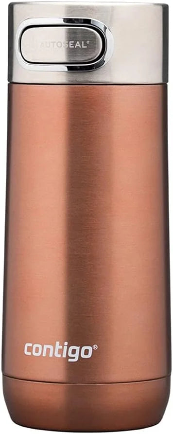 Contigo Luxe Autoseal 360 ml Stainless Steel Thermal Mug, Vacuum Flask, Leakproof Tumbler, Dishwasher Safe, Coffee Mug with BPA Free Easy-Clean Lid, Cornflower