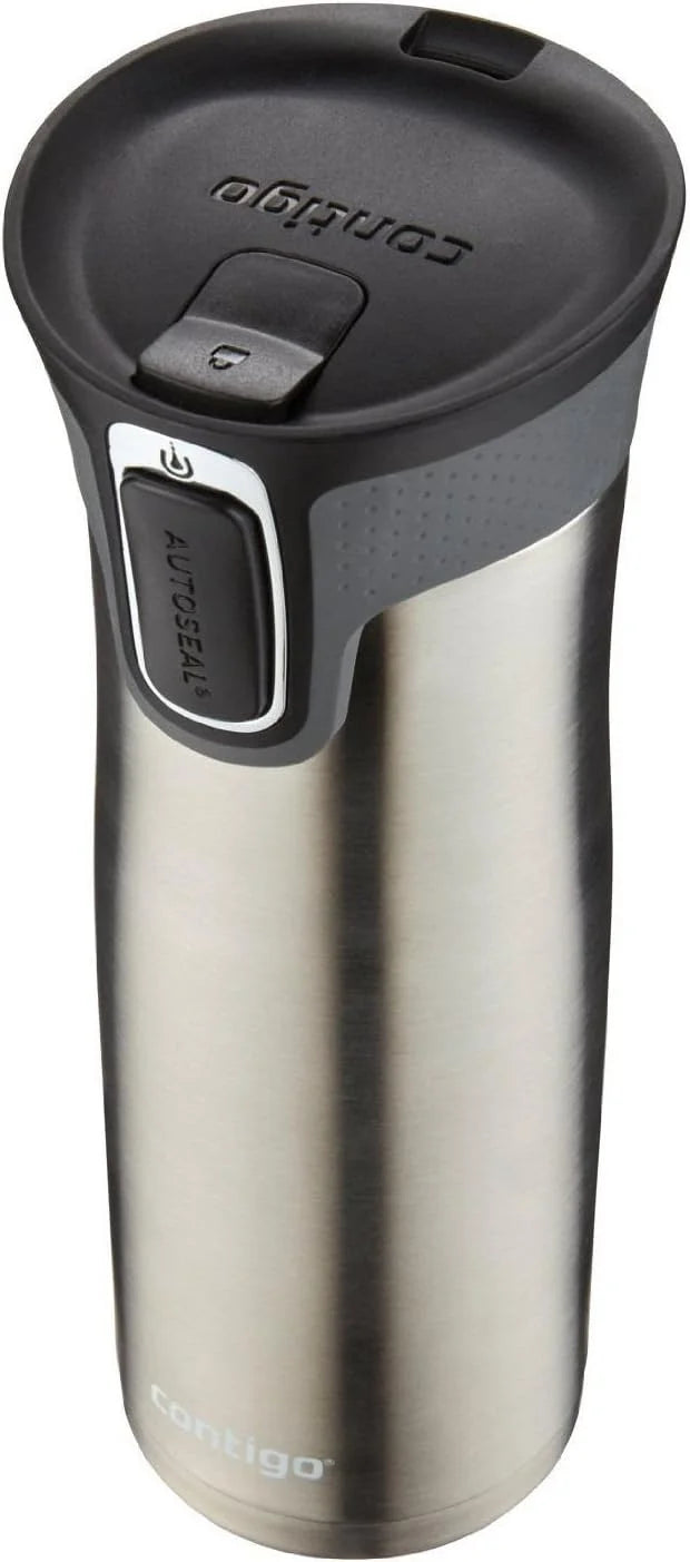 Contigo AUTOSEAL West Loop Vacuum-Insulated Stainless Steel Travel Mug with Easy-Clean Lid 24 oz Crystal Agave