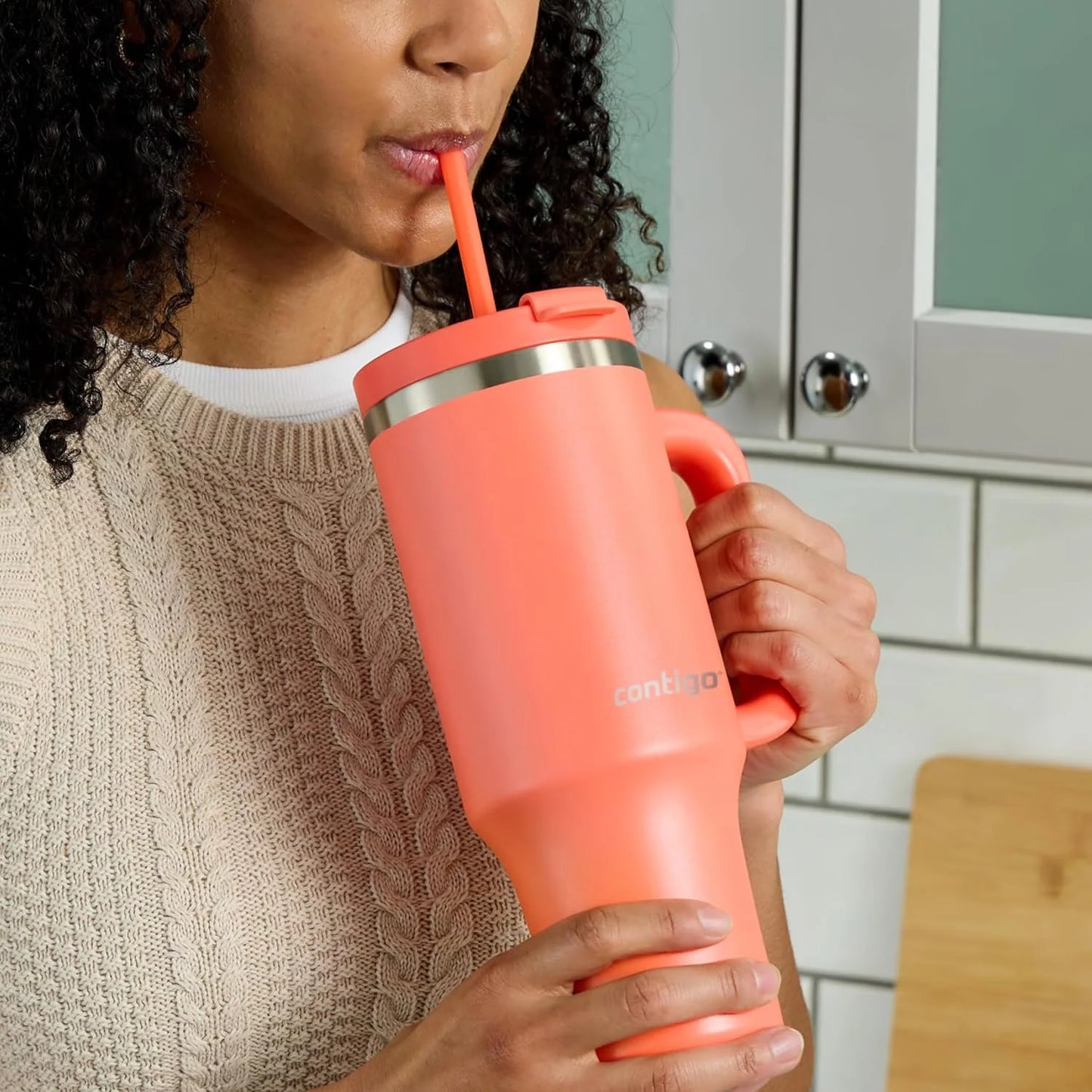 Contigo Streeterville 40oz Tumbler, Stainless Steel Vacuum Insulated, Leak-Proof, Cold for 29 Hours, Salt