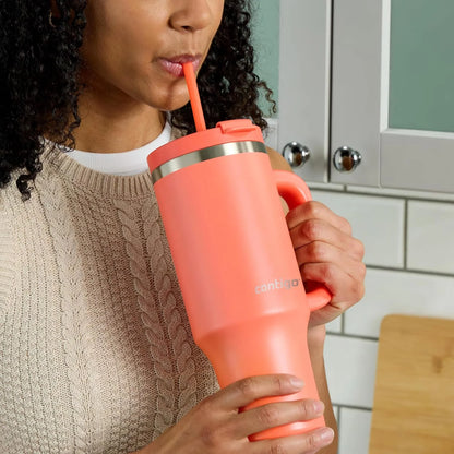 Contigo Streeterville 40oz Tumbler, Stainless Steel Vacuum Insulated, Leak-Proof, Cold for 29 Hours, Salt