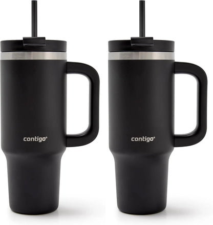 Contigo Streeterville 40oz Tumbler, Stainless Steel Vacuum Insulated, Leak-Proof, Cold for 29 Hours, Salt