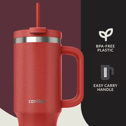 Contigo Streeterville 40oz Tumbler, Stainless Steel Vacuum Insulated, Leak-Proof, Cold for 29 Hours, Salt