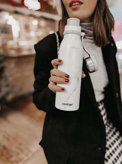 Contigo Matterhorn Couture Water Bottle, Stainless Steel BPA-Free Insulated Drinks Bottle, 100% Leak-Proof Vacuum Flask, Thermalock Keeps Beverages up to 24h Cold or 10h hot, 590 ml