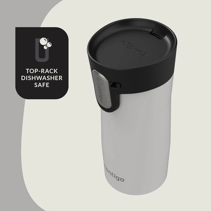 Contigo AUTOSEAL West Loop Vacuum-Insulated Stainless Steel Travel Mug with Easy-Clean Lid 24 oz Crystal Agave