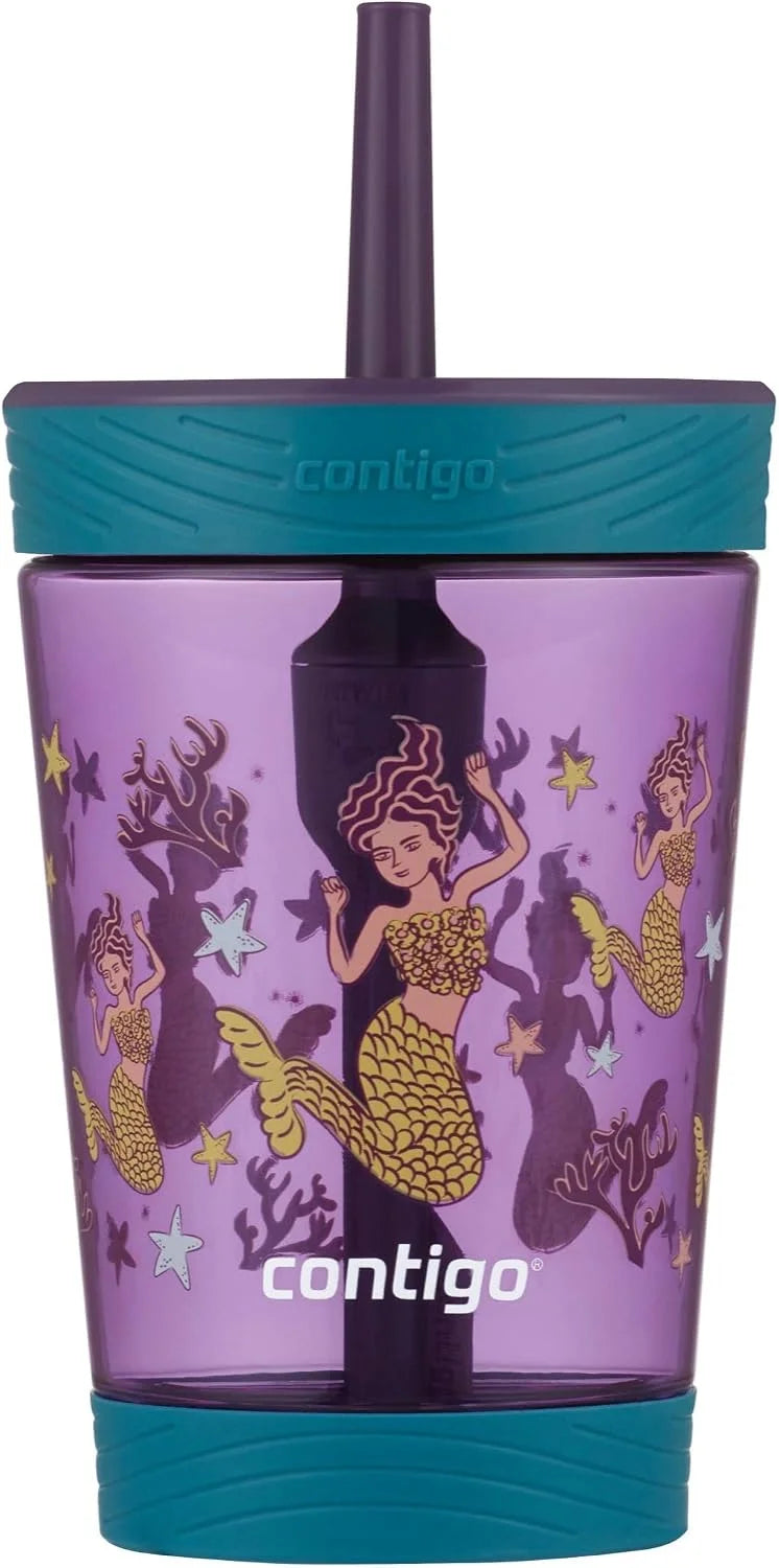 Contigo Kids Spill-Proof Tumbler with Straw 14 oz. 2 Pack