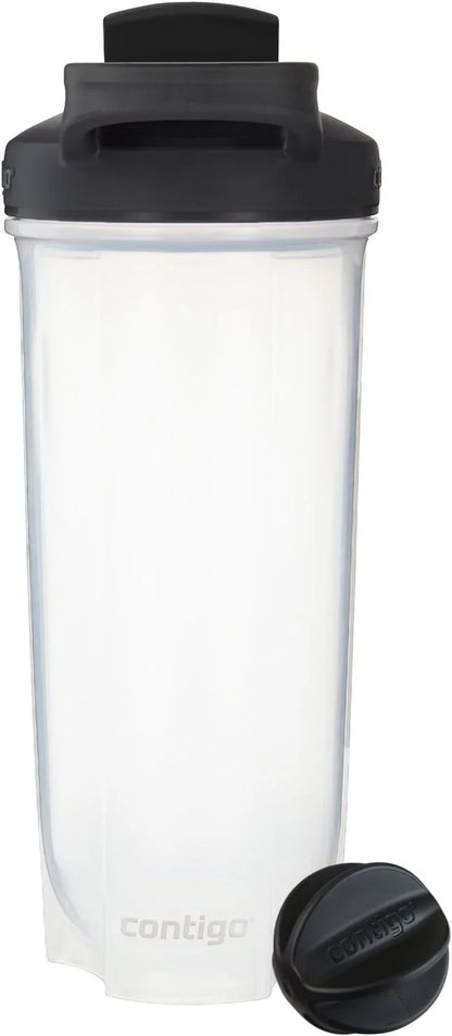 Contigo - 70290 Contigo Shake & Go Fit Snap Lid Shaker Bottle, 28 oz, Black