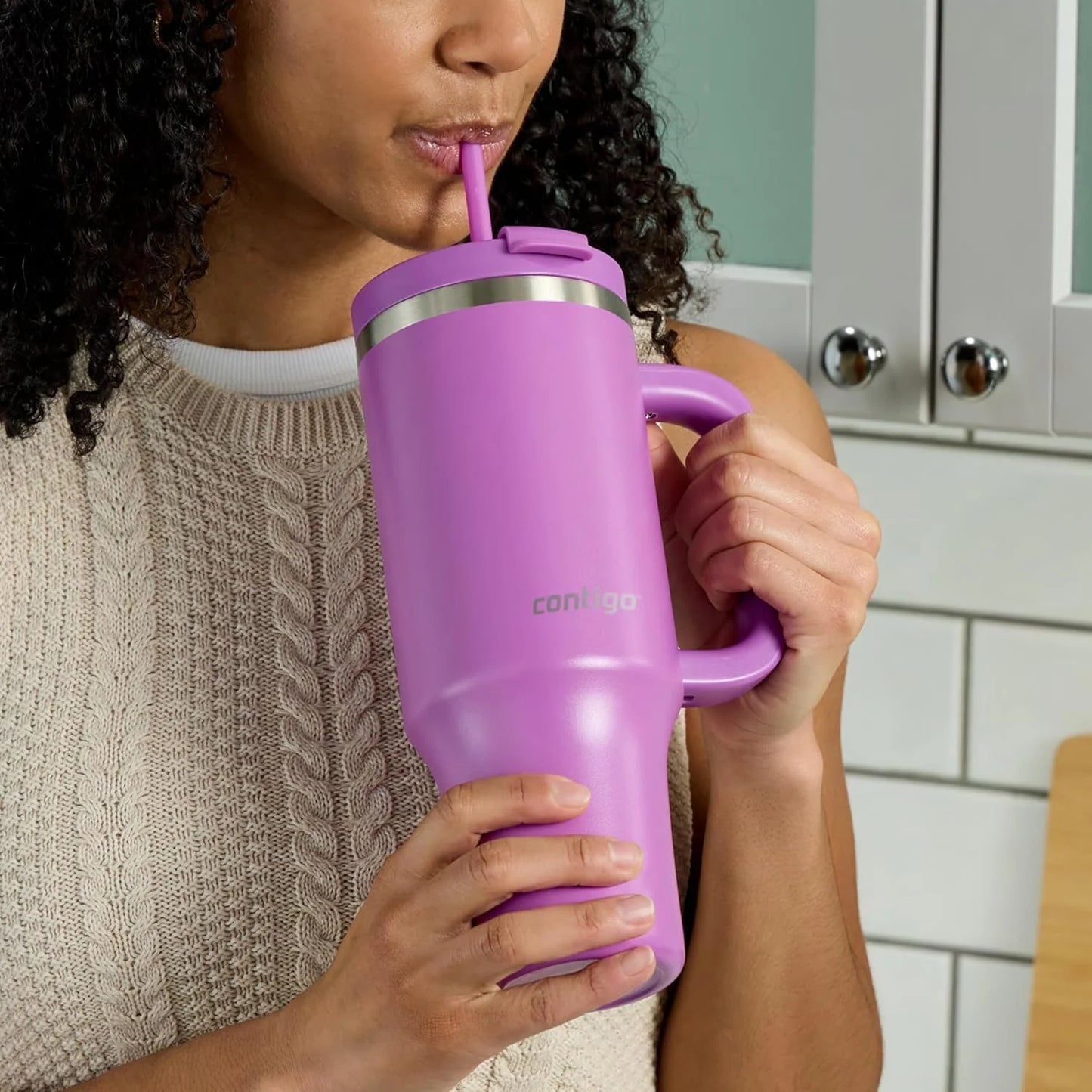 Contigo Streeterville 40oz Tumbler, Stainless Steel Vacuum Insulated, Leak-Proof, Cold for 29 Hours, Salt