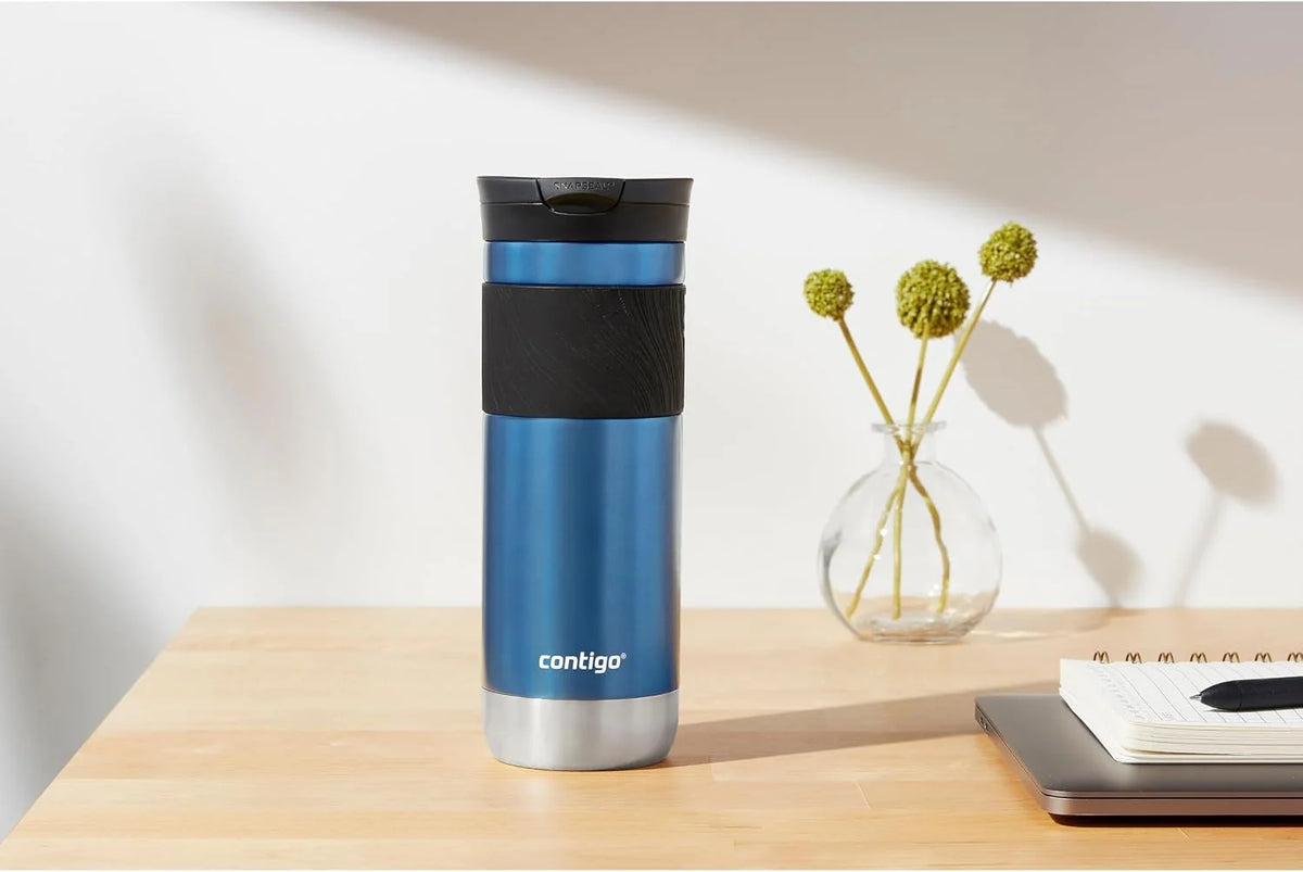 Contigo Byron 2.0 Stainless Steel Travel Mug with SNAPSEAL Lid and Grip 20oz. Juniper