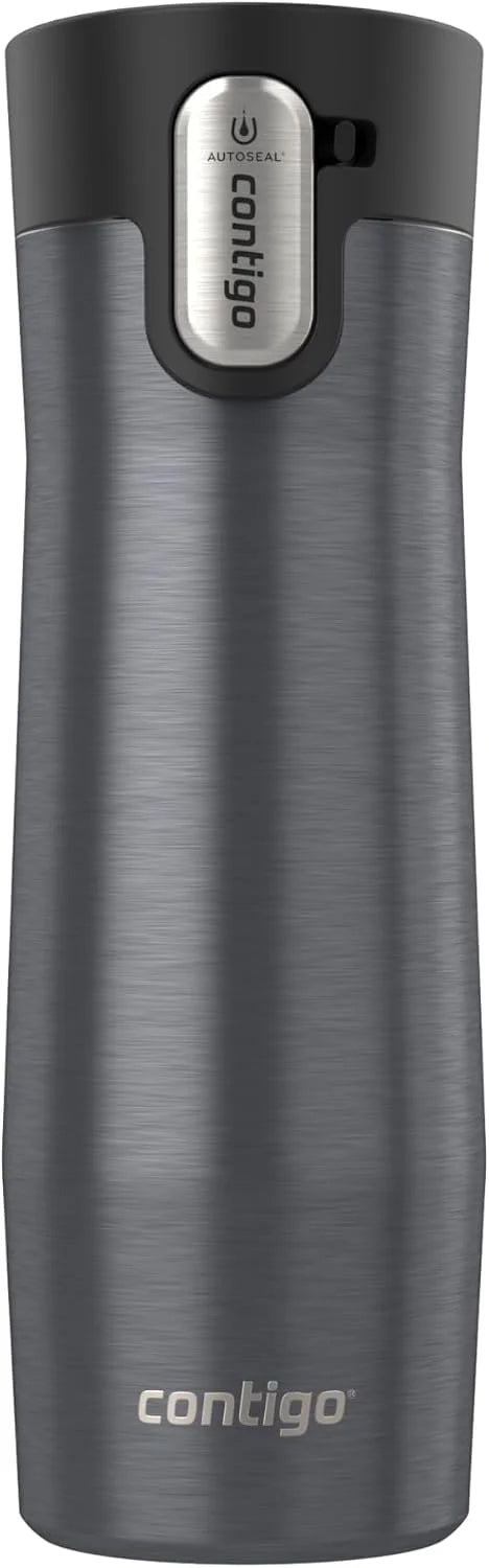 Contigo AUTOSEAL West Loop Vacuum-Insulated Stainless Steel Travel Mug with Easy-Clean Lid 24 oz Crystal Agave