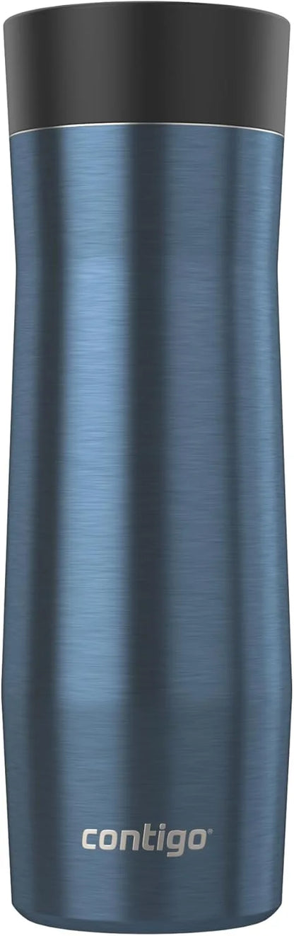 Contigo AUTOSEAL West Loop Vacuum-Insulated Stainless Steel Travel Mug with Easy-Clean Lid 24 oz Crystal Agave