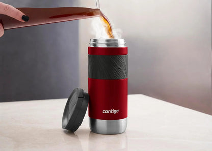 Contigo Byron 2.0 Thermo, Stainless Steel Insulated Snapseal Closure, Coffee Mug to go, 100% Leak Proof, Dishwasher Safe lid, BPA Free, Keeps Warm up to 6 Hours, 470 ml