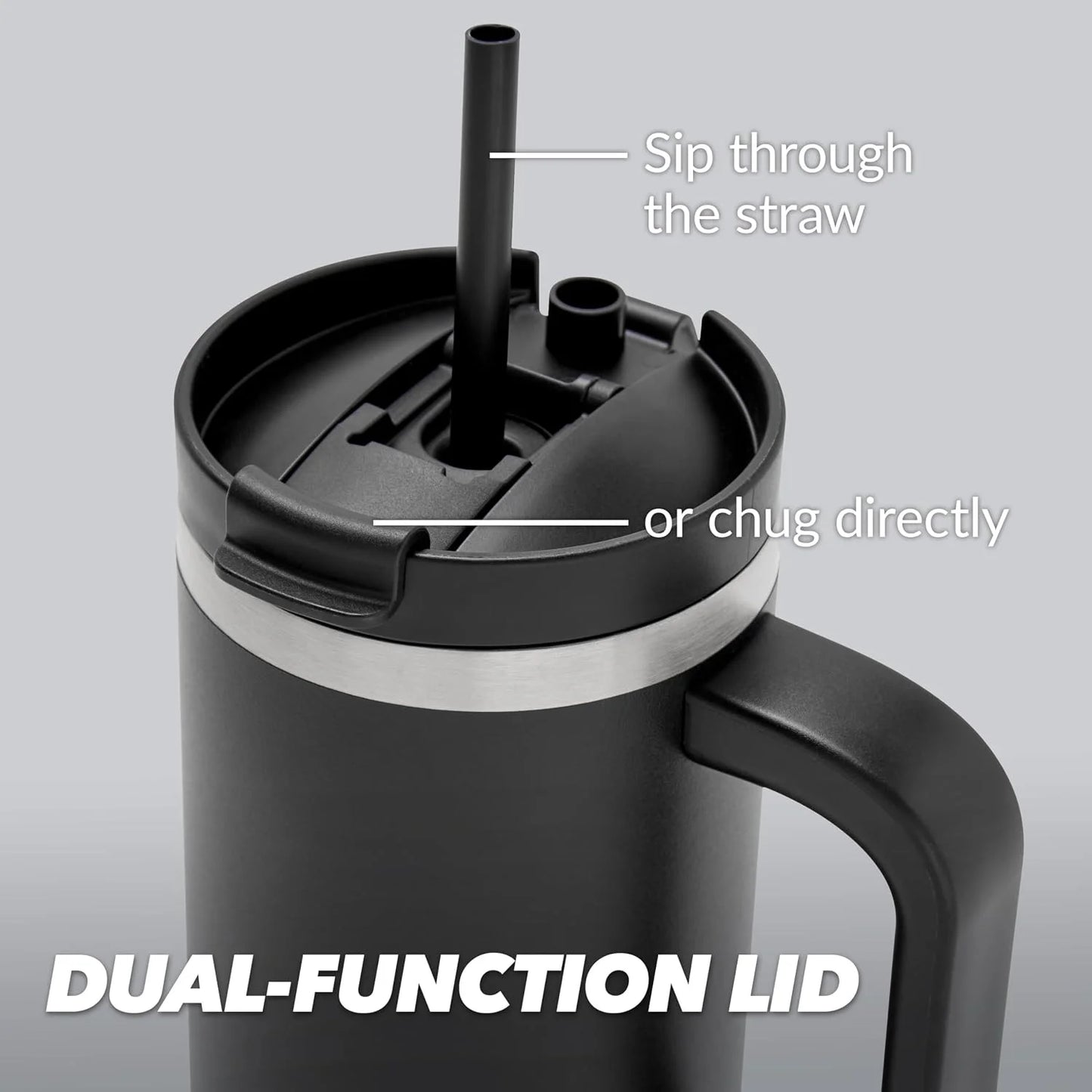 Contigo Streeterville 40oz Tumbler, Stainless Steel Vacuum Insulated, Leak-Proof, Cold for 29 Hours, Salt