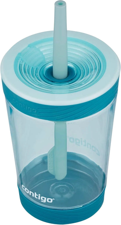 Contigo Kids Spill-Proof Tumbler with Straw 14 oz. 2 Pack