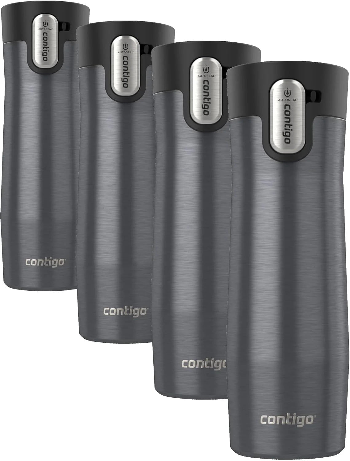 Contigo AUTOSEAL West Loop Vacuum-Insulated Stainless Steel Travel Mug with Easy-Clean Lid 24 oz Crystal Agave