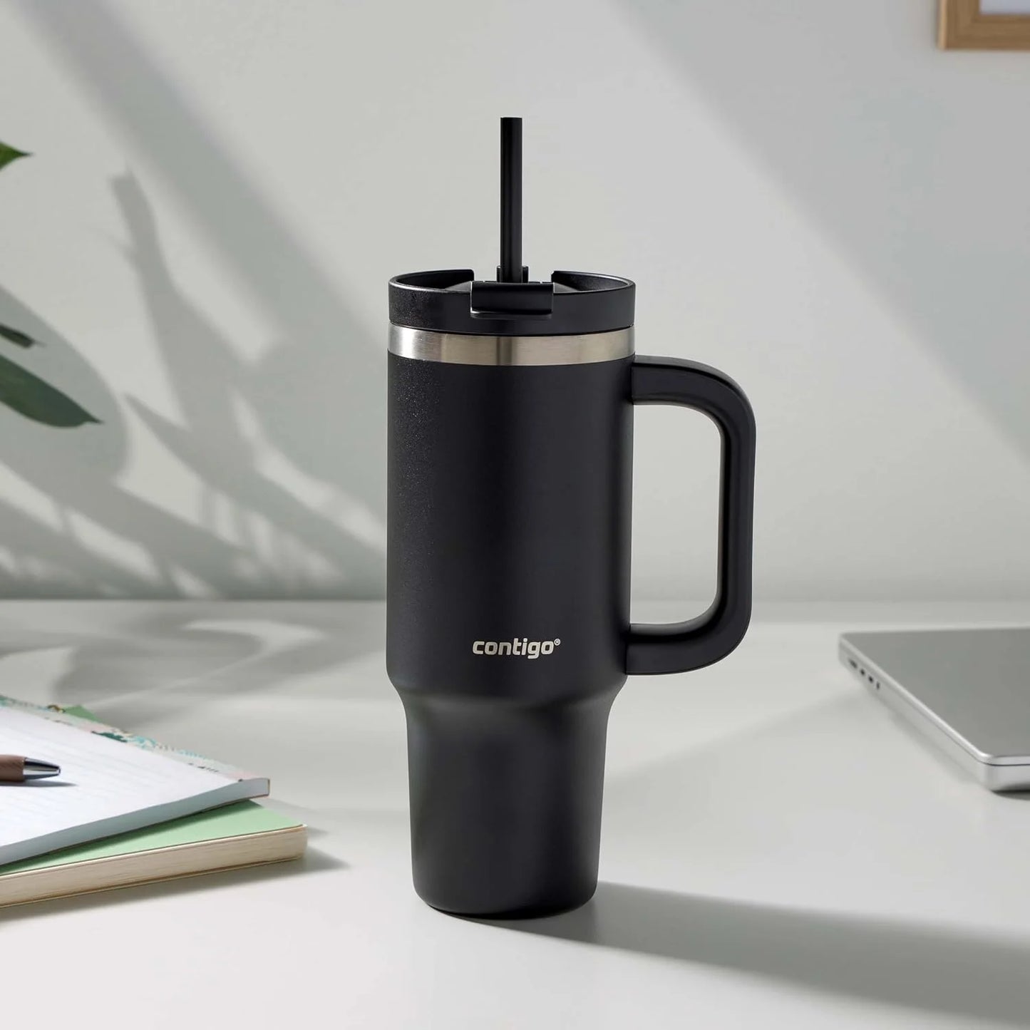 Contigo Streeterville 40oz Tumbler, Stainless Steel Vacuum Insulated, Leak-Proof, Cold for 29 Hours, Salt