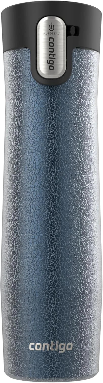 Contigo AUTOSEAL West Loop Vacuum-Insulated Stainless Steel Travel Mug with Easy-Clean Lid 24 oz Crystal Agave