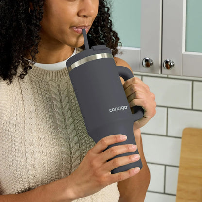 Contigo Streeterville 40oz Tumbler, Stainless Steel Vacuum Insulated, Leak-Proof, Cold for 29 Hours, Salt