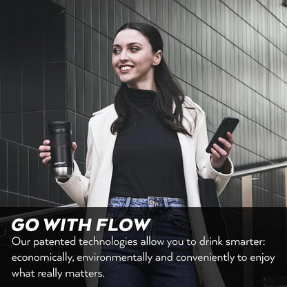 Contigo Byron 2.0 Thermo, Stainless Steel Insulated Snapseal Closure, Coffee Mug to go, 100% Leak Proof, Dishwasher Safe lid, BPA Free, Keeps Warm up to 6 Hours, 470 ml