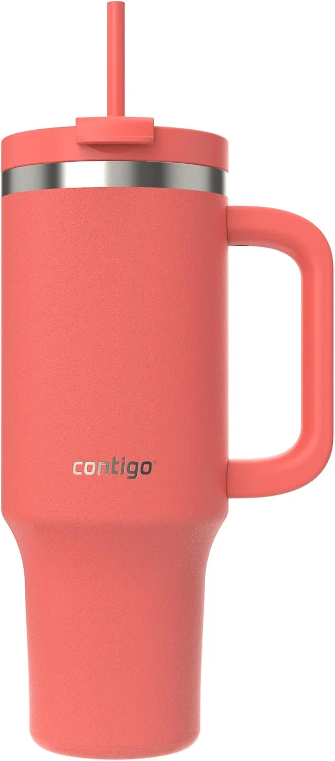 Contigo Streeterville 40oz Tumbler, Stainless Steel Vacuum Insulated, Leak-Proof, Cold for 29 Hours, Salt