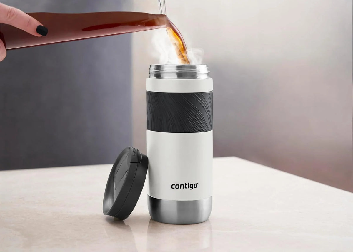 Contigo Byron 2.0 Thermo, Stainless Steel Insulated Snapseal Closure, Coffee Mug to go, 100% Leak Proof, Dishwasher Safe lid, BPA Free, Keeps Warm up to 6 Hours, 470 ml