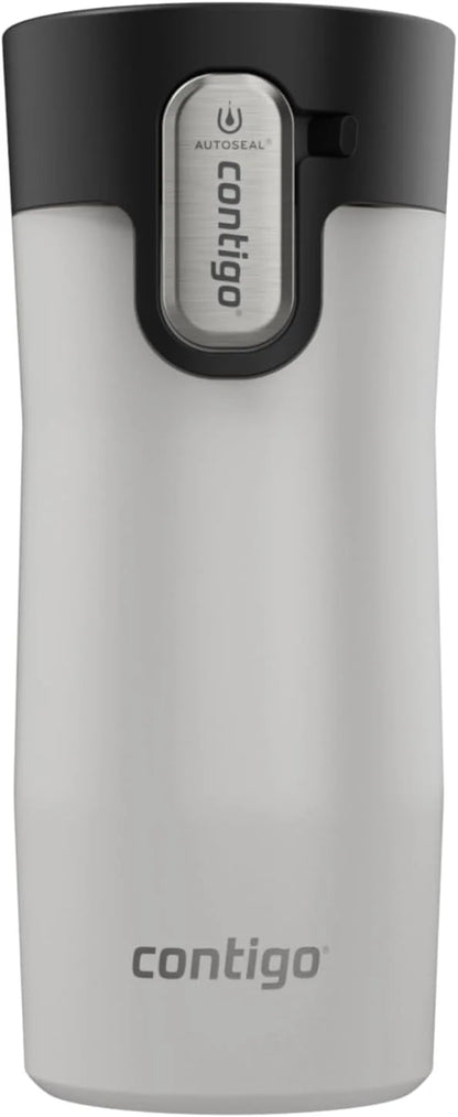 Contigo AUTOSEAL West Loop Vacuum-Insulated Stainless Steel Travel Mug with Easy-Clean Lid 24 oz Crystal Agave